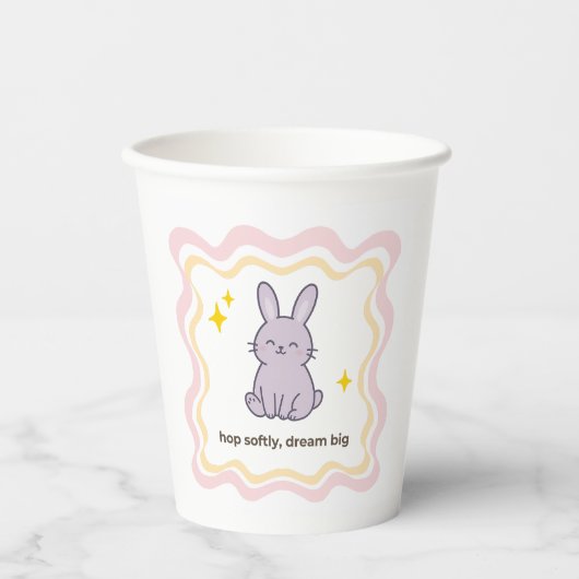 Gobelets En Papier Wonky Zoo Bunny  - Paper Cup (Recto)