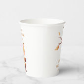 Gobelets En Papier Woodland Autumn Baby Fox Baby shower (Droite)