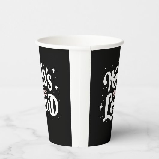 Gobelets En Papier World’s Okayest Legend - Citation amusante (Droite)