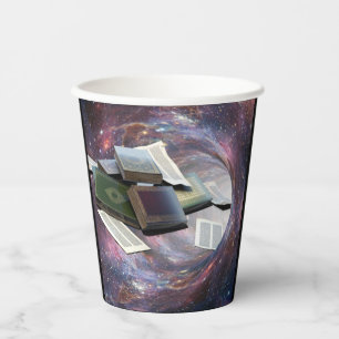Gobelets En Papier Wormhole de livre