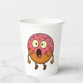 Gobelets En Papier Wow Donut (Recto)