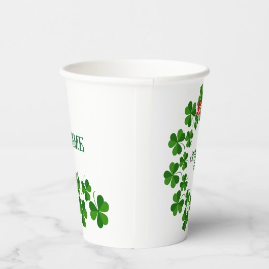 Gobelets En Papier Wreath de la Saint Patrick Thunder_Cove (Droite)