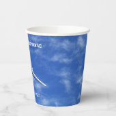 Gobelets En Papier X-59 Avion à réaction supersonique à faible poussé (Gauche)