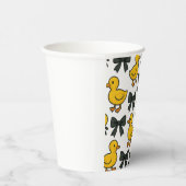 Gobelets En Papier Yellow Ducks & Bows Party Paper Cup (Droite)