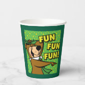 Gobelets En Papier Yogi Bear Fun Amusant (Verso)