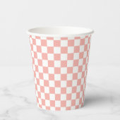 Gobelets En Papier Young Wild Three Super Rose Daisy Checker (Verso)