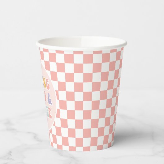 Gobelets En Papier Young Wild Three Super Rose Daisy Checker (Gauche)