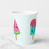 Gobelets En Papier Yummy Ice Cream Trio Vibe été (Droite)