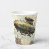 Gobelets En Papier Zeppelin Steampunk vintage (7) (Verso)