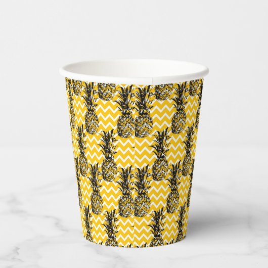 Gobelets En Papier Zigzags ananas (Droite)