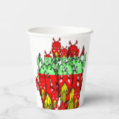 Gobelets En Papier Zippy Trippy Alien Dazs Green-Tooth (Verso)