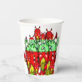 Gobelets En Papier Zippy Trippy Alien Dazs Green-Tooth (Recto)