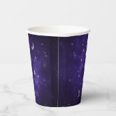 Gobelets En Papier Zodiac Purple Gemini | Horoscope d'astrologie cosm (Droite)