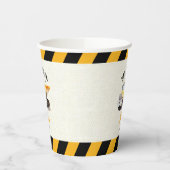 Gobelets En Papier Zone de construction de camions de pompage Ballons (Gauche)