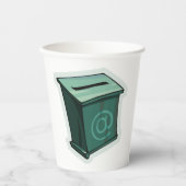 Gobelets En Papier Zone de vote verte (Recto)