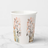 Gobelets En Papier Zoo Safari Nursery Animaux Baby shower (Gauche)