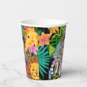 Gobelets En Papier Zoo Wild Animal Jungle Safari Anniversaire de enfa (Droite)
