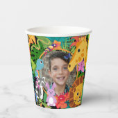 Gobelets En Papier Zoo Wild Animal Jungle Safari Anniversaire de enfa (Recto)