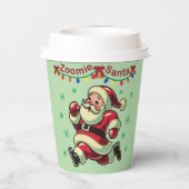 Gobelets En Papier Zoomie Père Noël Noël (Verso)