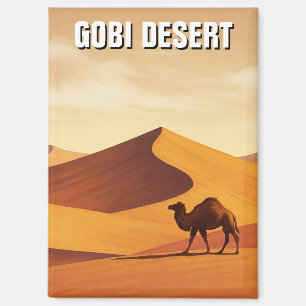 Gobi Desert Camel Reizen Magneet