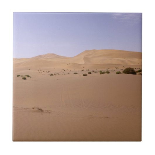 Gobi Sand Dune Tegeltje (Voorkant)