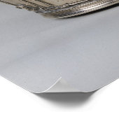 Goblet met ingegraveerd skelet met maskers poster (Hoek)