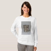 Goblet met ingegraveerd skelet met maskers t-shirt (Voorkant volledig)