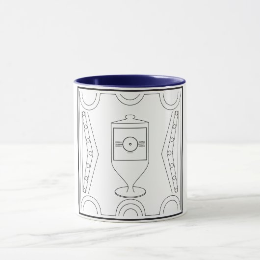 Goblet van het waarheidssymbool mok (Midden)