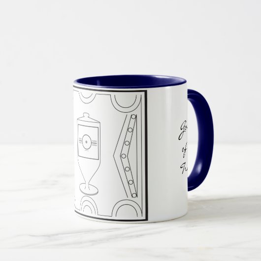 Goblet van het waarheidssymbool mok (Voorkant rechts)