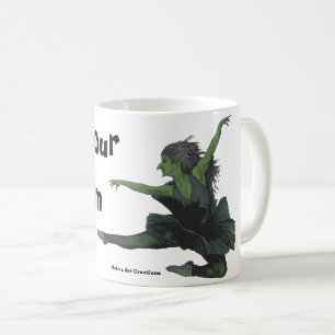 Goblin Fille Ballet Danser Imaginaire Art Café Mug