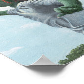 Goblin Flying Dragon Kite Fantasy Wall Art Poster (Hoek)