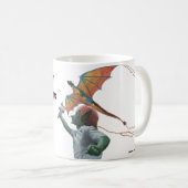 Goblin Flying Dragon Kite Imaginaire Café Mug (Devant droit)