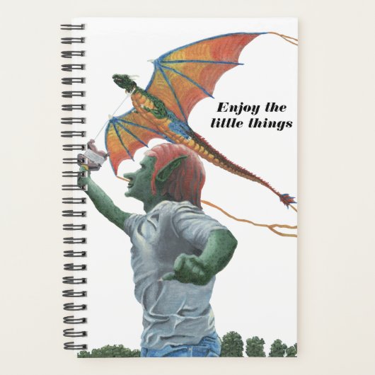 Goblin Flying Dragon Kite Imaginaire Planner (Devant)