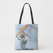 Goblin Flying Rainbow Dragon Imaginaire Sac fourre (Devant)