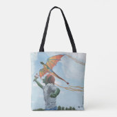 Goblin Flying Rainbow Dragon Imaginaire Sac fourre (Dos)
