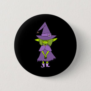 Goblin Heks Knop Ronde Button 5,7 Cm