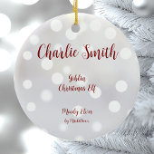 Goblin Kerst Elf Keramisch Ornament