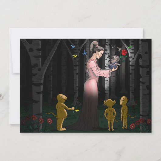 Goblin Liefde Valentijnsdag Kaart (Voorkant)