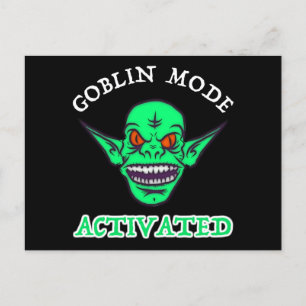 Goblin Mode geactiveerd Briefkaart