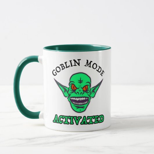 Goblin Mode geactiveerd Mok (Links)