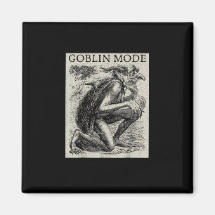 Goblin Mode Goblincore Fairycore Middeleeuwse Grun Magneet