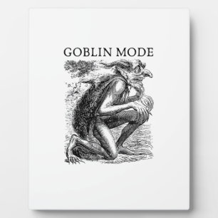 Goblin Mode Goblincore Vintage Esthetiek Grappig U Fotoplaat