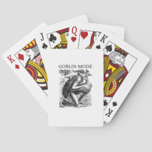 Goblin Mode Goblincore Vintage Esthetiek Grappig U Pokerkaarten