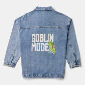 GOBLIN MODE Premium Denim Jacket (Achterkant)
