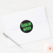 GOBLIN MODE RONDE STICKER (Envelop)