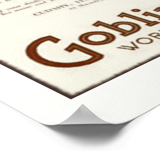 Goblin Soap  Magazine en Retro Poster (Hoek)