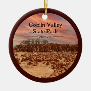 Goblin Valley State Park Utah Souvenir Gift Keramisch Ornament