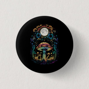 Goblincore Aesthetic Dark Academia Cottagcore Mus Ronde Button 3,2 Cm