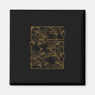 Goblincore Cottagecore Academia Esthetiek Aardbei Magneet