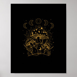 Goblincore Esthetiek Academië Cottagecore Paddenst Poster